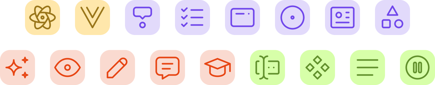 Example category icons